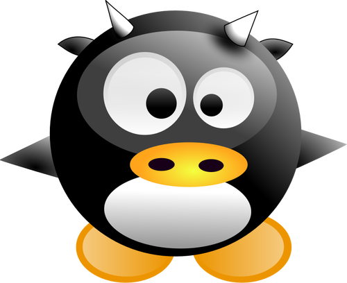 Of Baby Comic Penguin Clipart