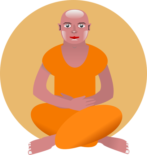 Meditation In Circle Clipart