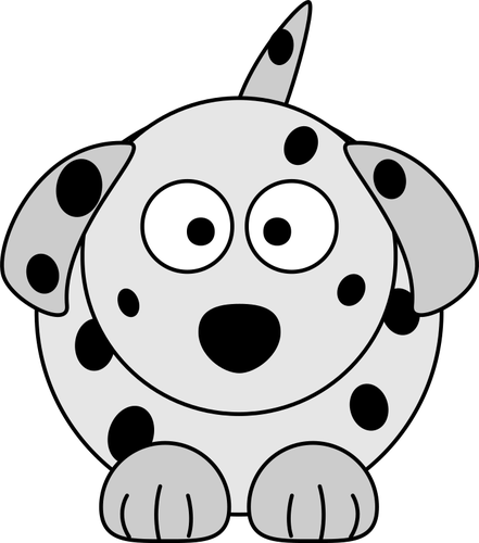 Dalmatian Cartoon Dog Clipart