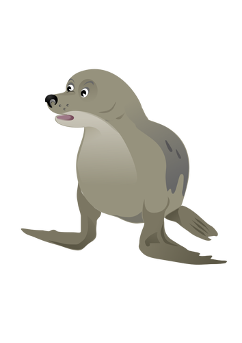 Grey Seal Clipart