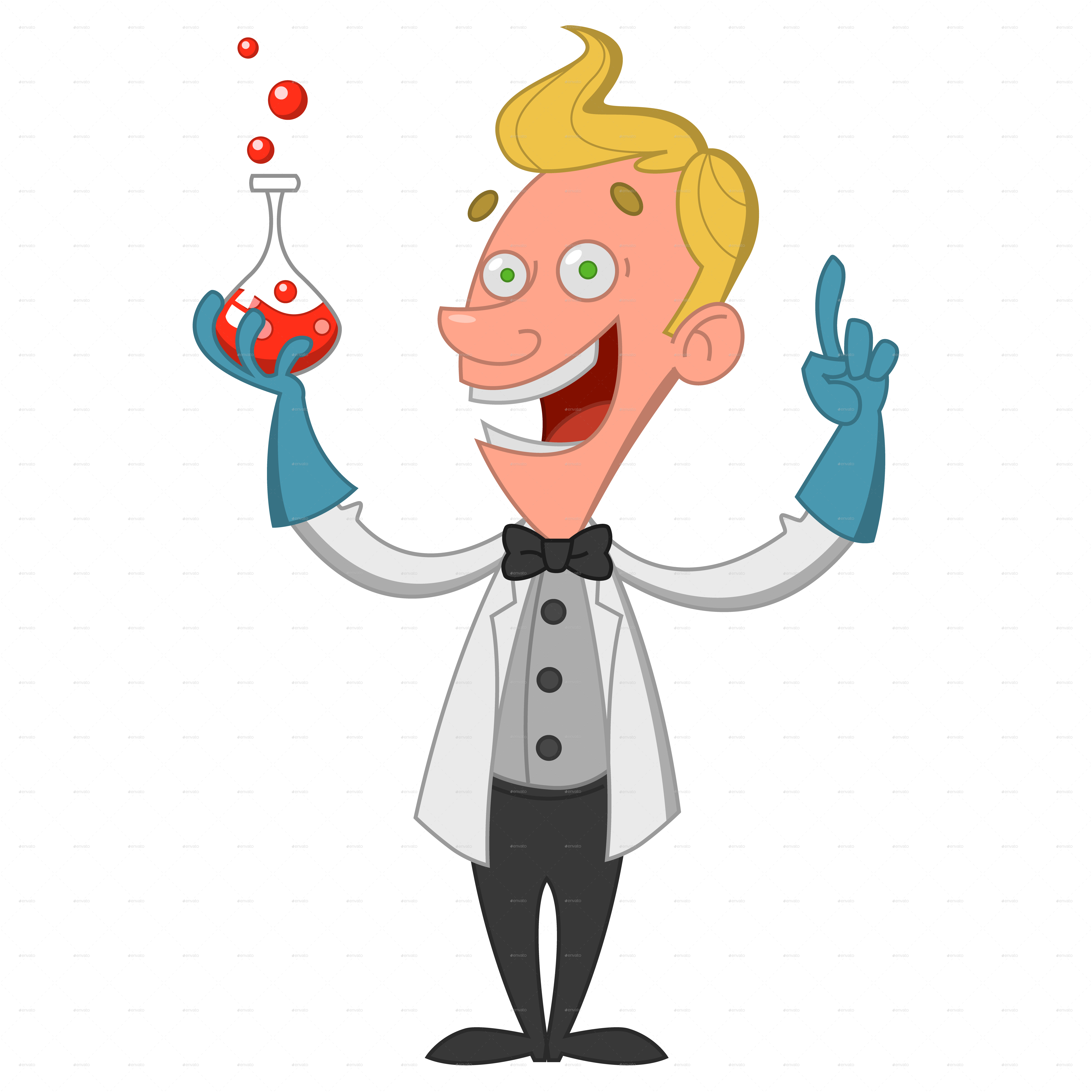 Scientist Cartoon Chemist Download Free Image Clipart