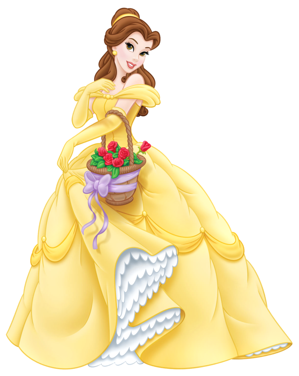 Ariel Belle Cinderella Jasmine Transparent Beast Cartoon Clipart
