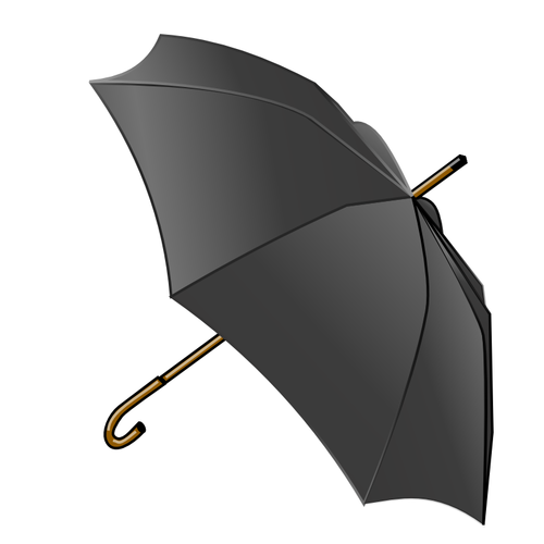 Black Umbrella Clipart