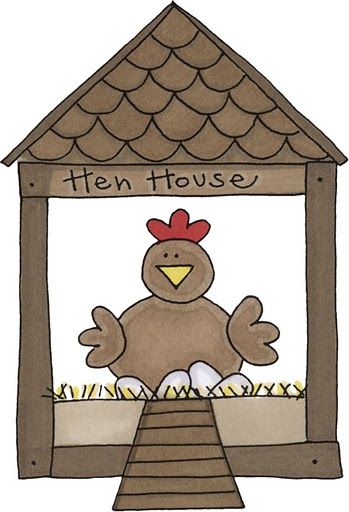 Chicken Hen House Farm Hen House Clipart