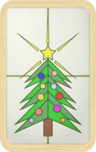 Glass Christmas Tree Clipart