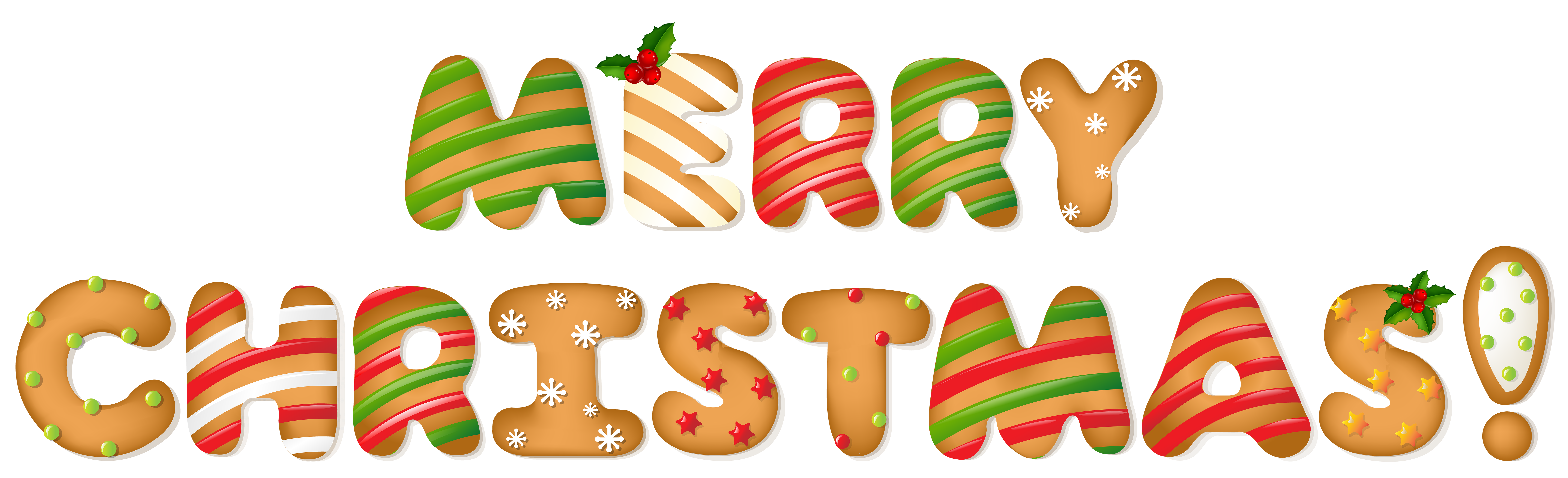 Style Cane House Candy Merry Gingerbread Christmas Clipart