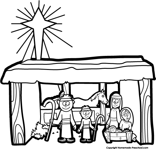 Free Nativity Clipart Clipart