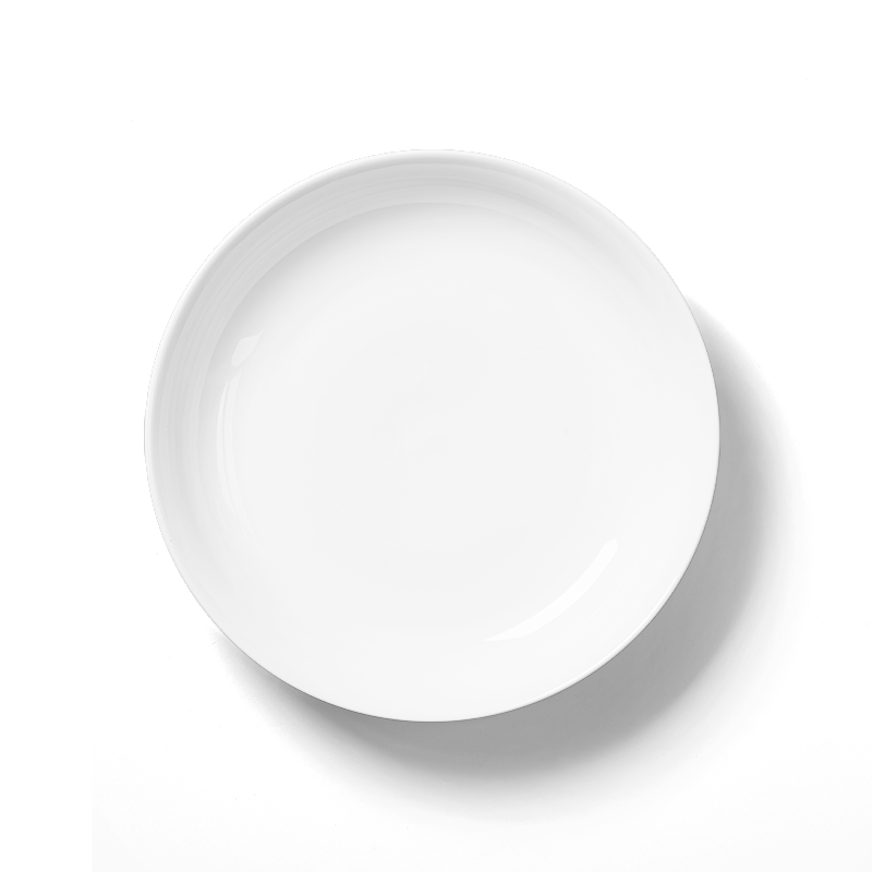 Dish Plate Tableware White Circle Free Transparent Image HQ Clipart