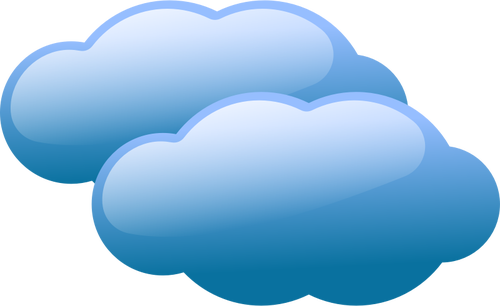 Of Weather Forecast Color Symbol For Cloudy Sky Clipart