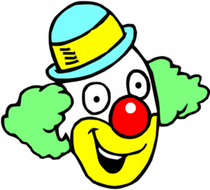 Happy Clown Face At Clker Vector Clipart