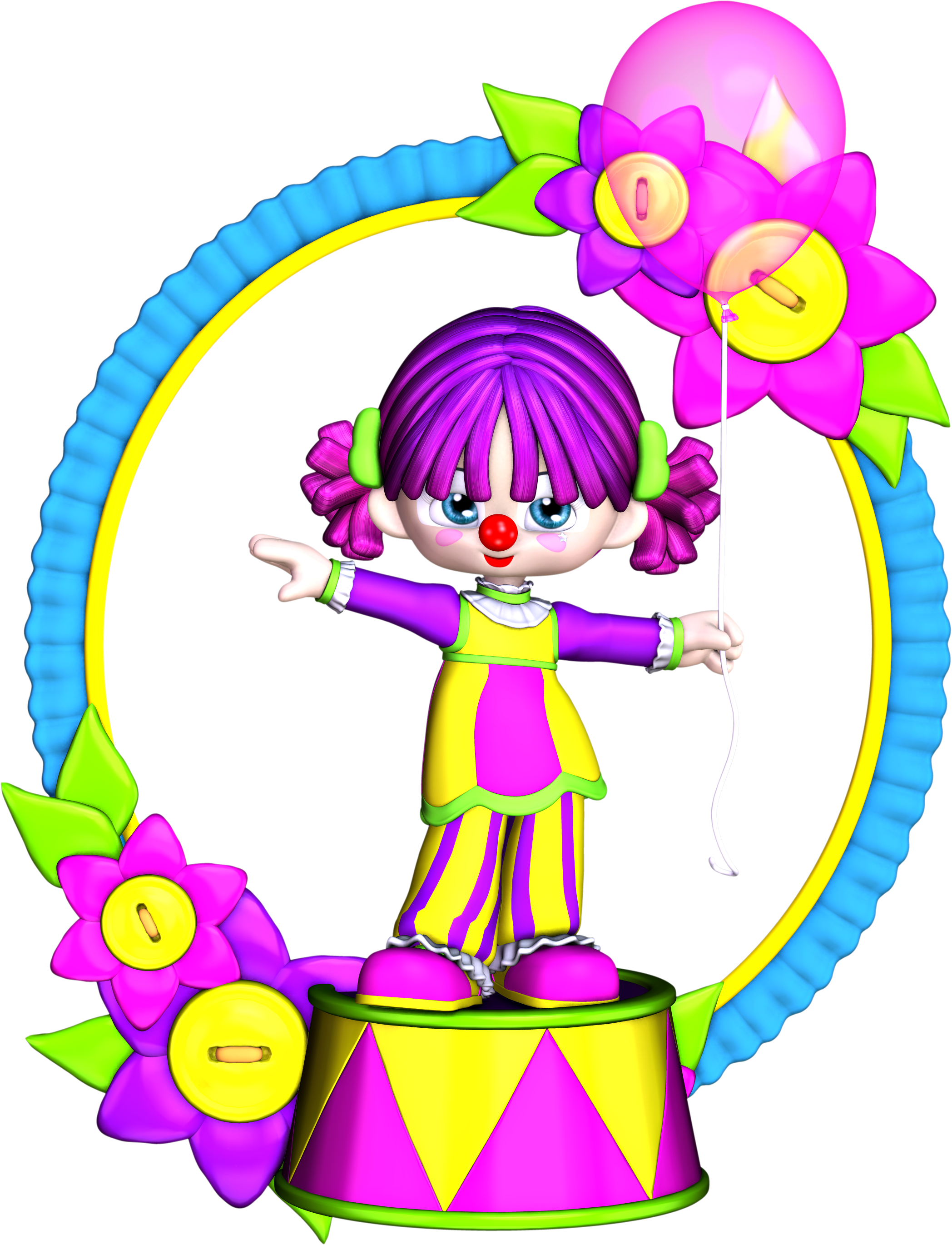 Free Birthday Clown Png Image Clipart