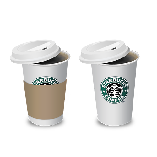 Coffee Iced Tea Cup Take-Out Mocha Starbucks Clipart