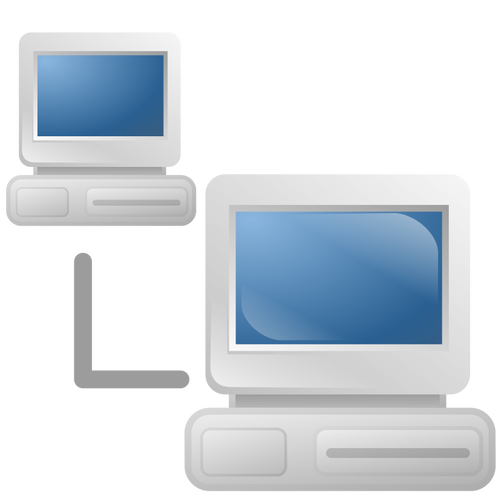 Computer Network Icon Clipart