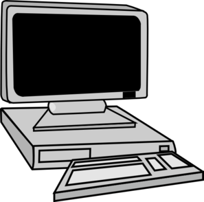 Computer Screen Black And White Hd Photos Clipart