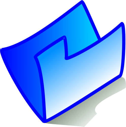Of My Computer Blue Folder Icon Clipart