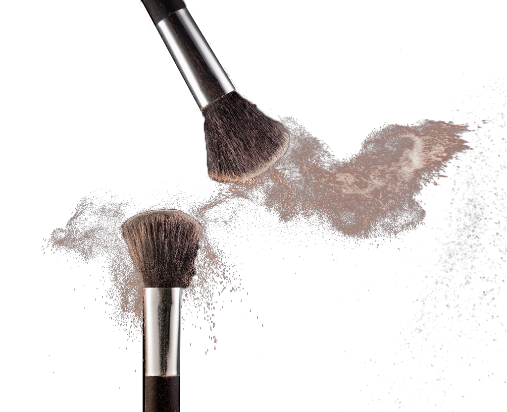 Foundation Makeup Cosmetics Face Powder Brush Clipart