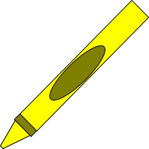 Totetude Yellow Crayon At Clker Vector Clipart