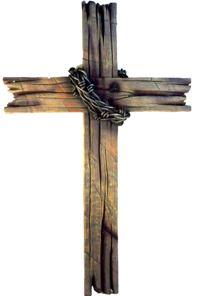 Rugged Cross Christian Wood Old The Drawing Clipart