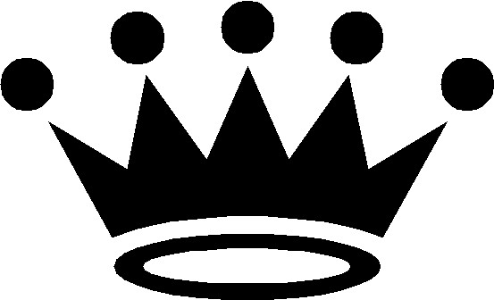 Pageant Crown Black And White Kid Clipart