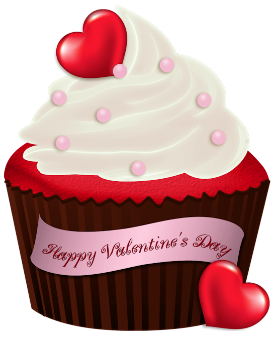 Valentine Valentine'S Brownie Chocolate Birthday Cake Cupcake Clipart