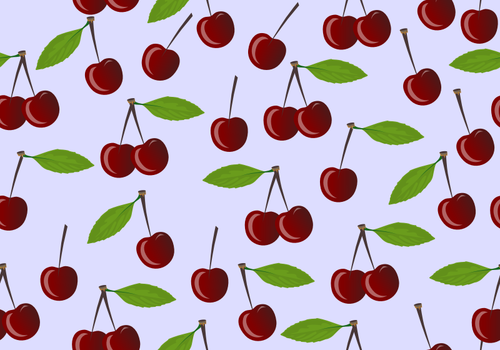 Cherry Pattern Clipart