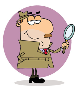 Cartoon Detective Image Cluess Cartoon Detective Looking Clipart