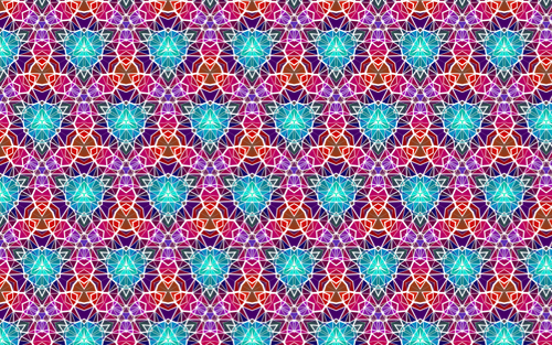 Diamonds In A Colored Pattern Clipart