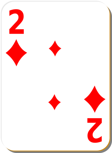 Two Of Diamonds Clipart