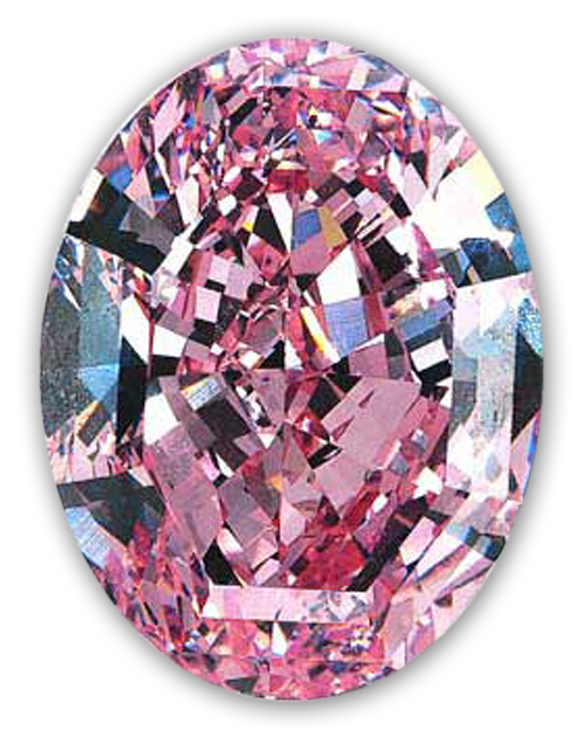 Pink Color Diamond Star Carat PNG File HD Clipart