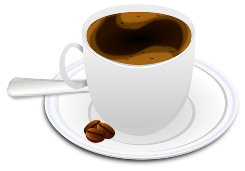 Of Cup Of Espresso Coffee Clipart
