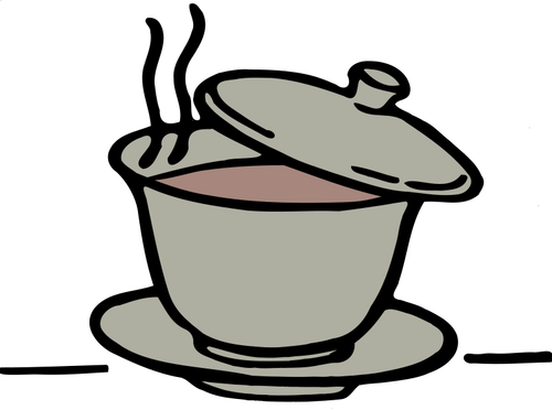Tea Cup Outline Clipart