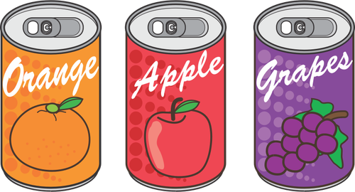 Canned Drinks Clipart