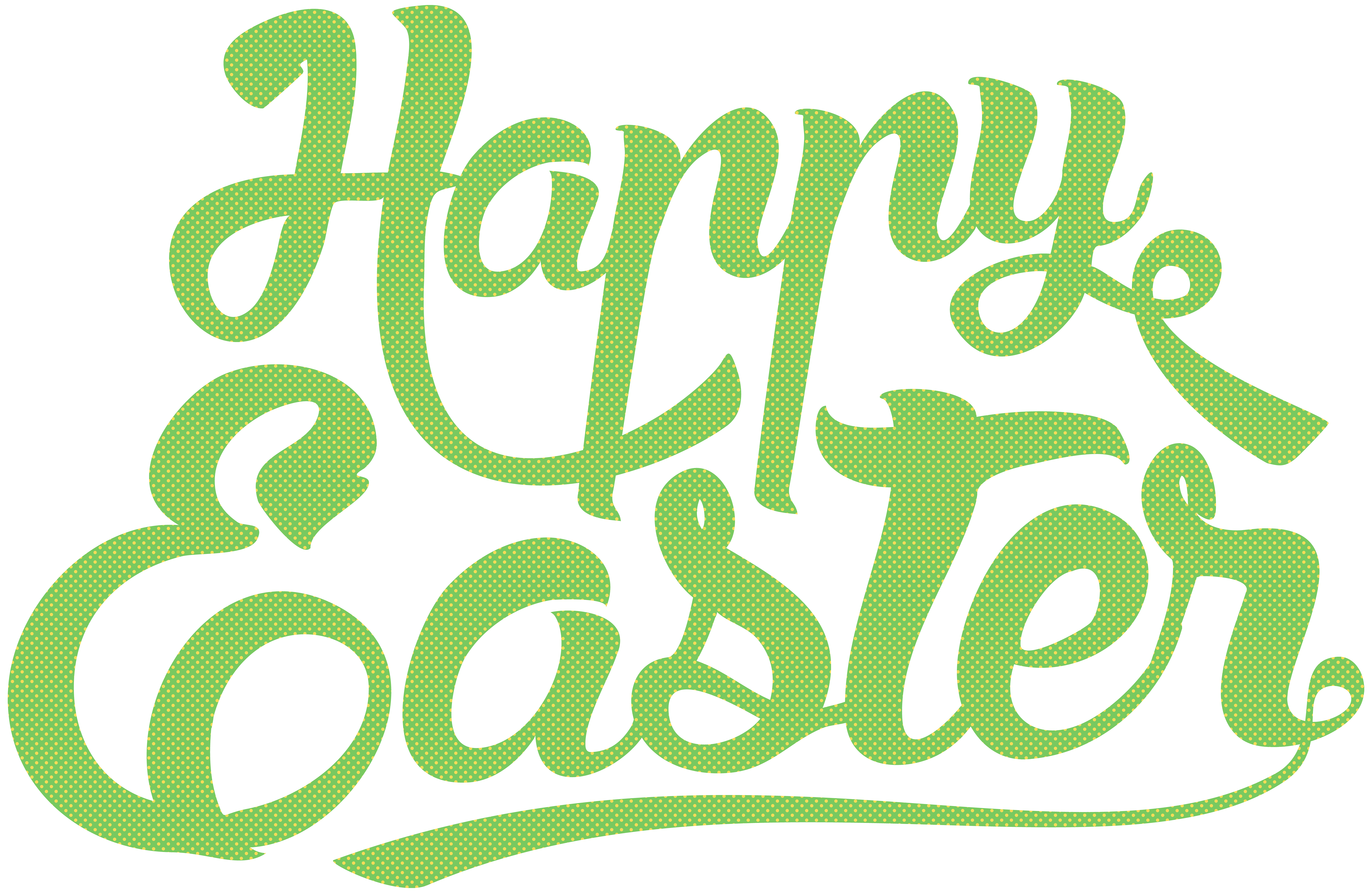Text Easter Green Happy Free Download PNG HD Clipart