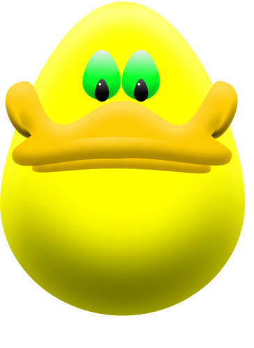 Easter Egg Duck Clipart