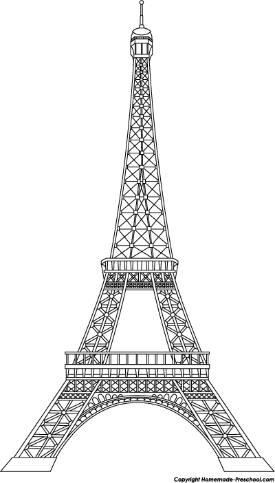 Free Eiffel Tower Transparent Image Clipart