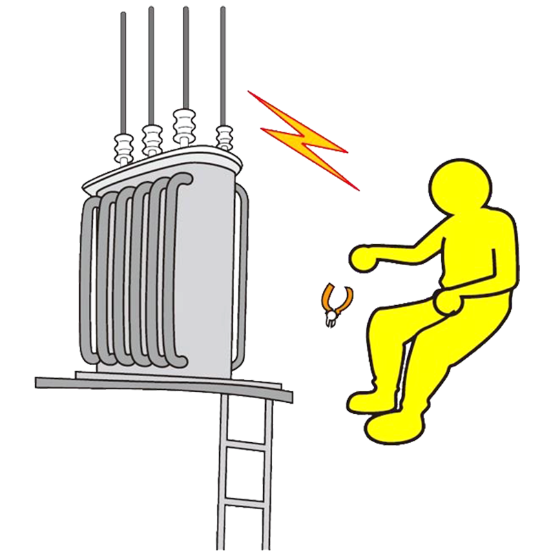 Accident Electric Electricity Shock High Electrical Voltage Clipart