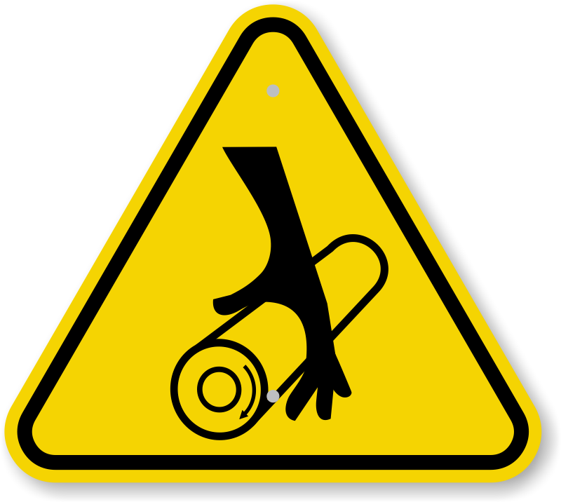 Electricity Symbol Hazard Sign High Warning Voltage Clipart