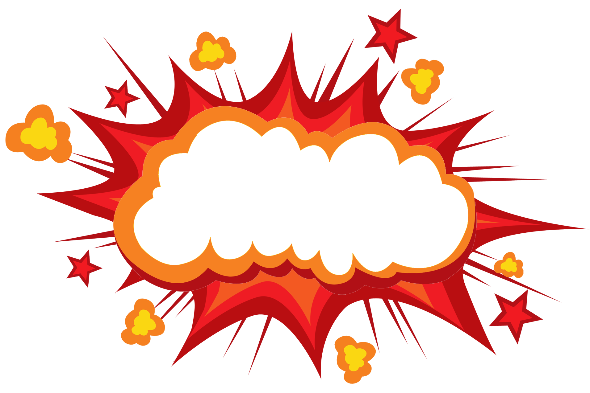 Download Box The Explosion Mushroom Comics Avoid Explode Clipart PNG