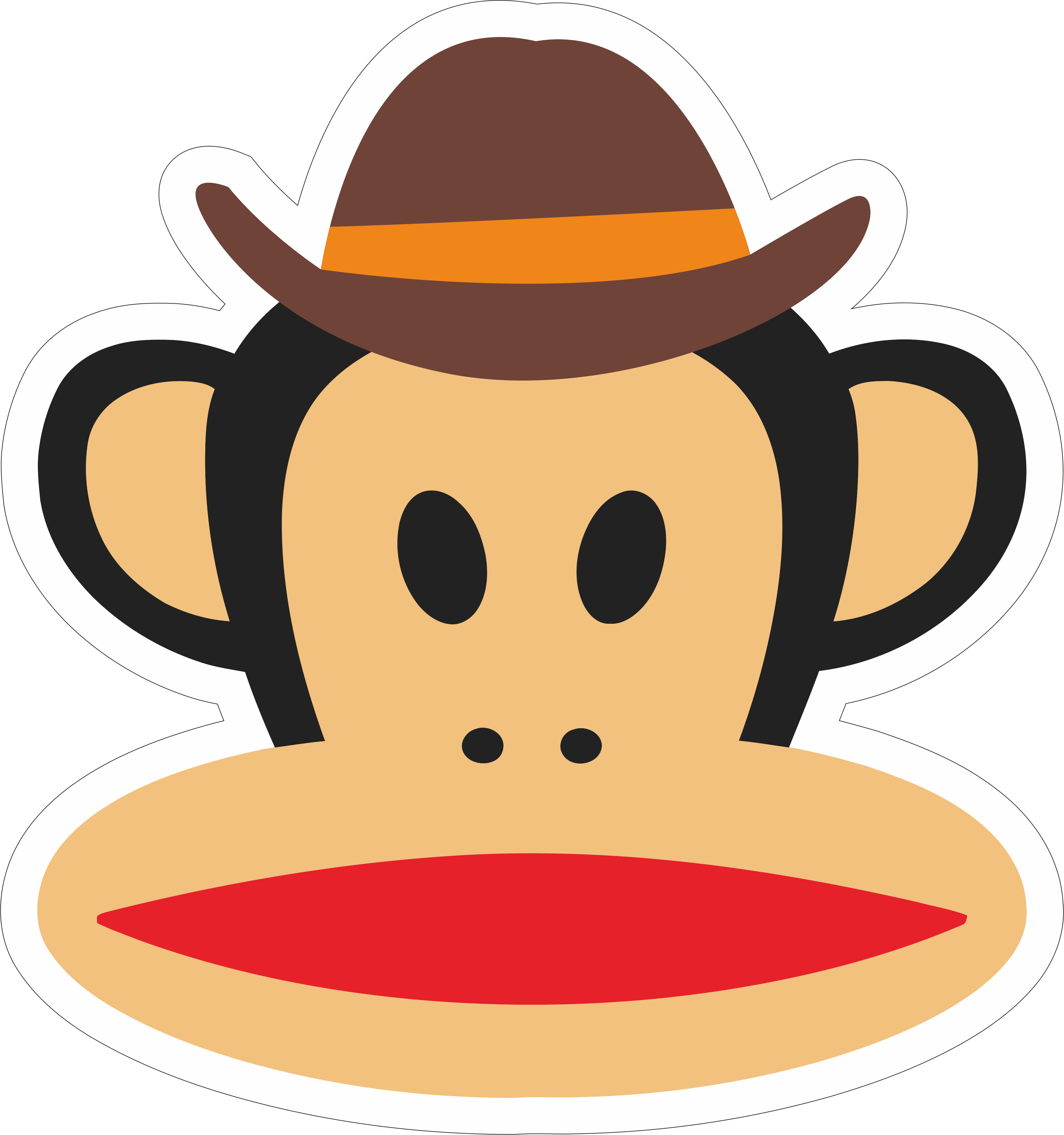 Industries Fashion Monkey Primate Frank Mouth Paul Clipart