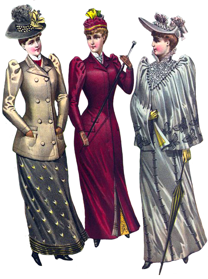 Boys Victorian Fashion Clothing Era Free HQ Image Clipart