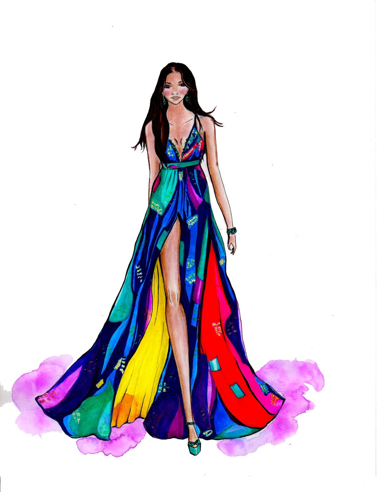 fashion figure illustration free download