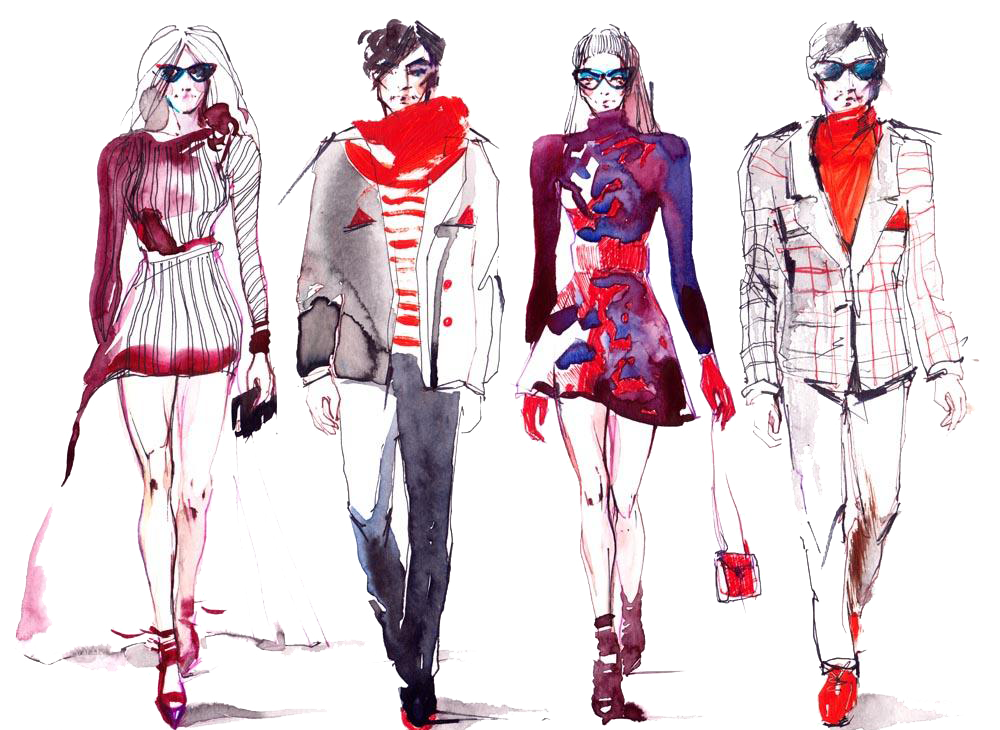 And Deduction Material Fashion Show Color Men Clipart
