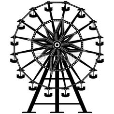 Carnival Ferris Wheel Vector Of A Ferris Clipart