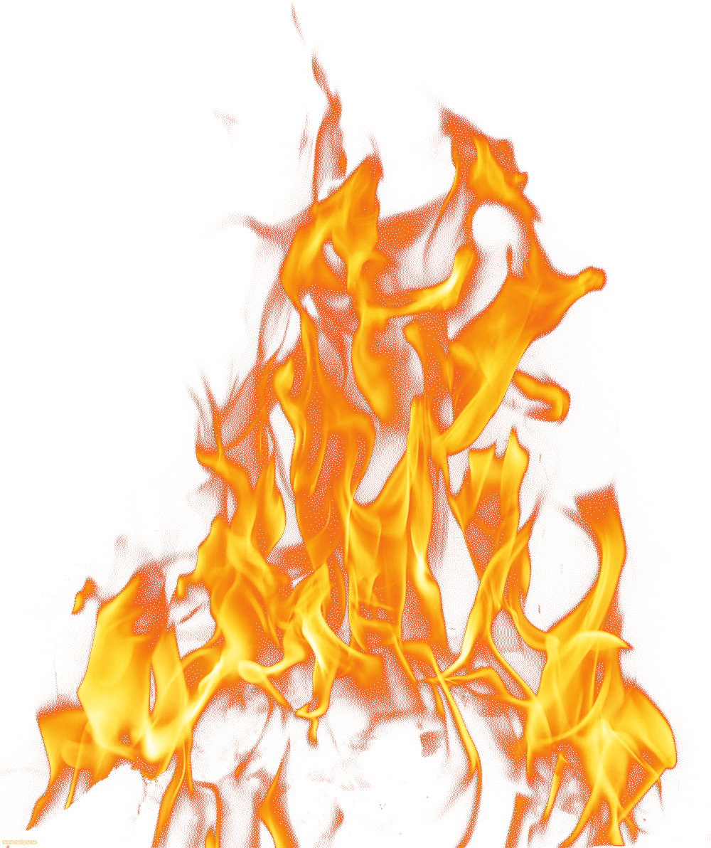 Fire Light Raging Layered Flame Transparent Clipart