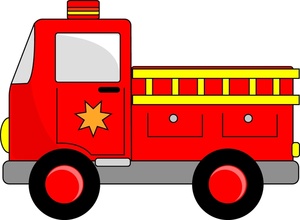 Firetruck Fireman And Fire Truck Kid Clipart