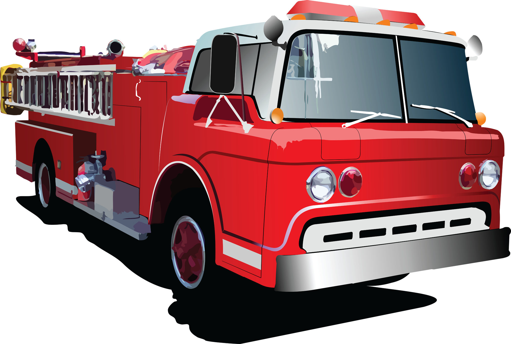 Fire Truck Cartoon Hd Image Clipart