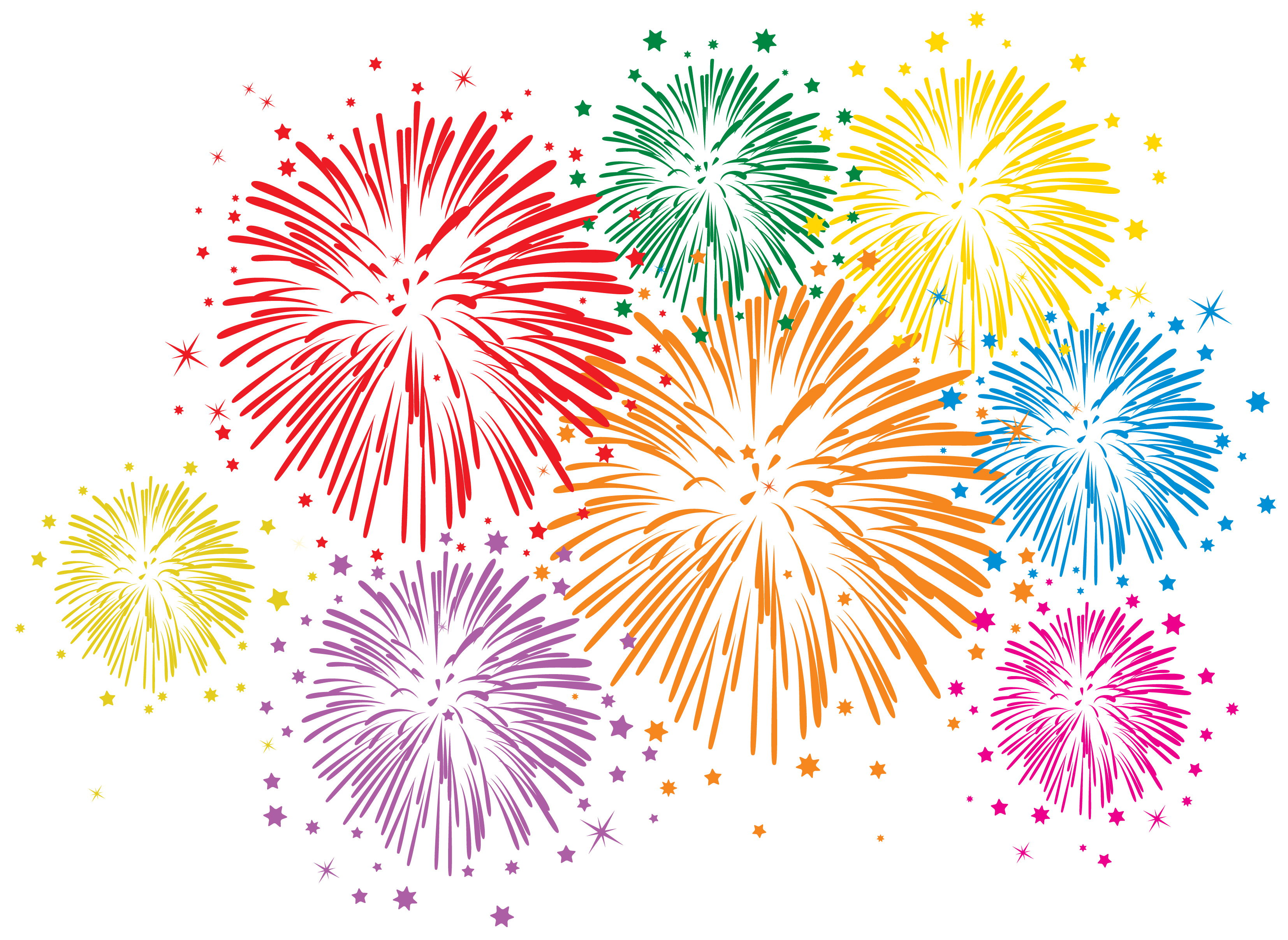 Colorful Firework Download Png Images Clipart
