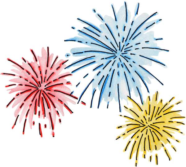 Celebration Fireworks Animations Hd Photo Clipart