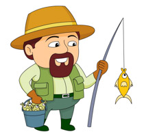 Fishing Pole Sports Fishing Pictures Graphics Illustrations Clipart
