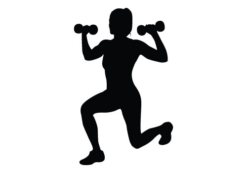 Fitness Girl Silhouette Kid Png Image Clipart